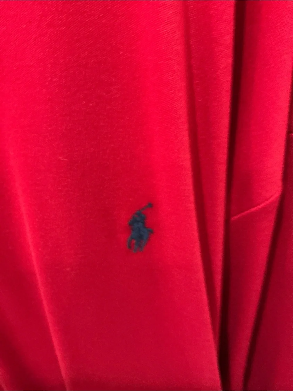 Ralph Lauren Men’s Red Polo with Navy Pony
